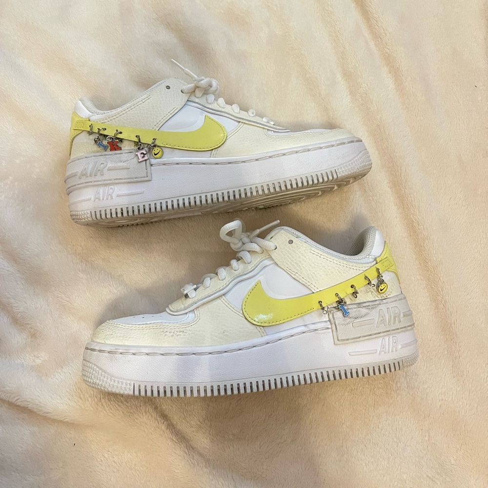 Nike Platform AirForce 1 with charms